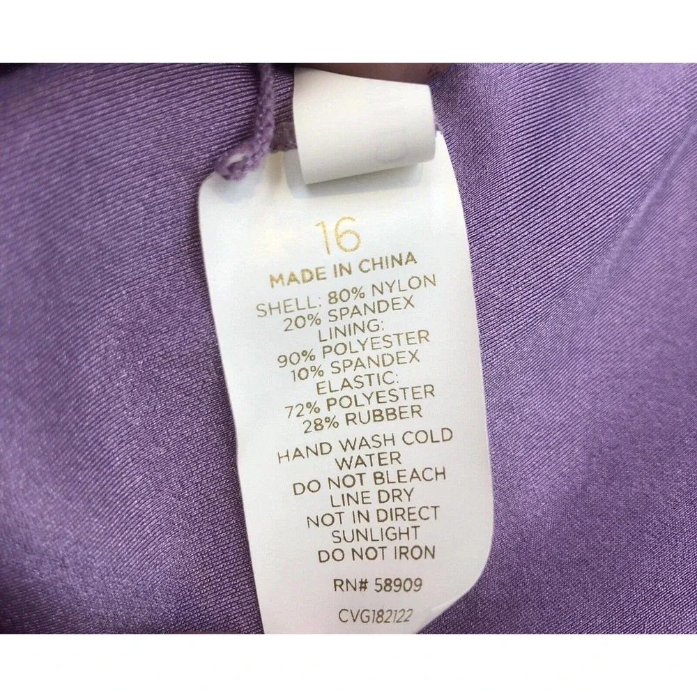Chelsea & Violet Bathing Suit Girl’s 16 Purple Two-Piece‎ Swim Suit Bikini NWT